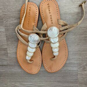 Trina Turk Sandals Mother of pearl